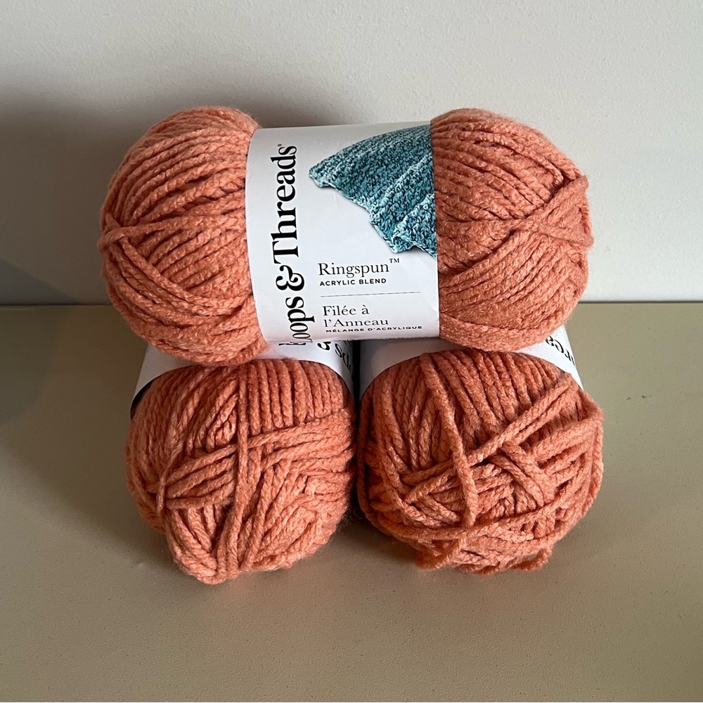 Loops & Threads Ringspun Yarn in Tawny Orange